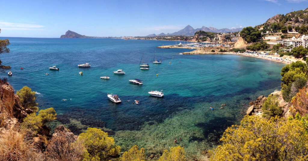 Playa Mascarat en Altea.